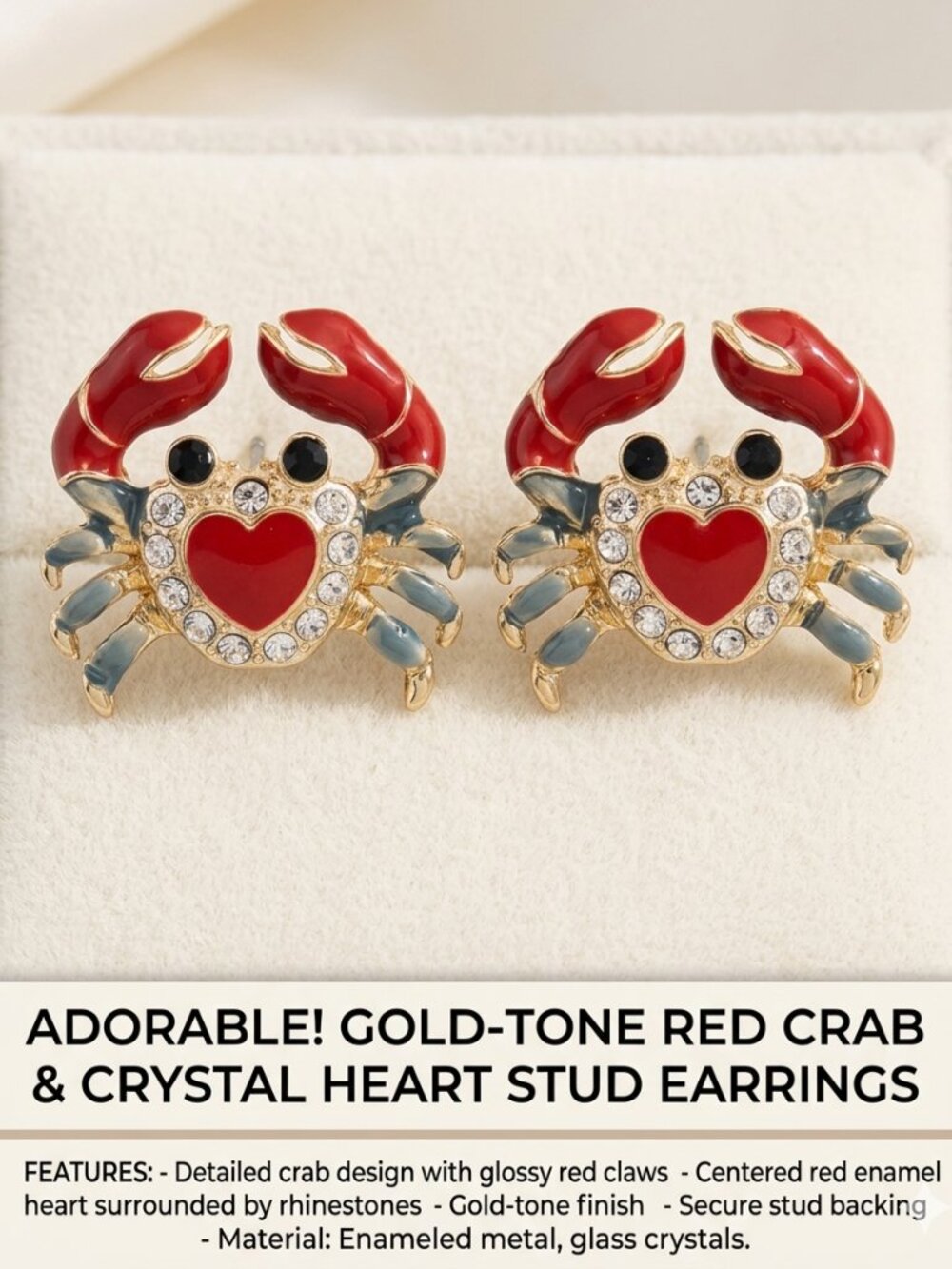 Crab Earrings